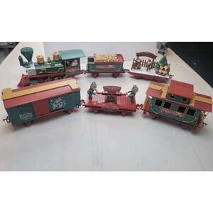 Scientific Toys 6 Train Cars Replacement Expansions Locomotive Caroling Caboose